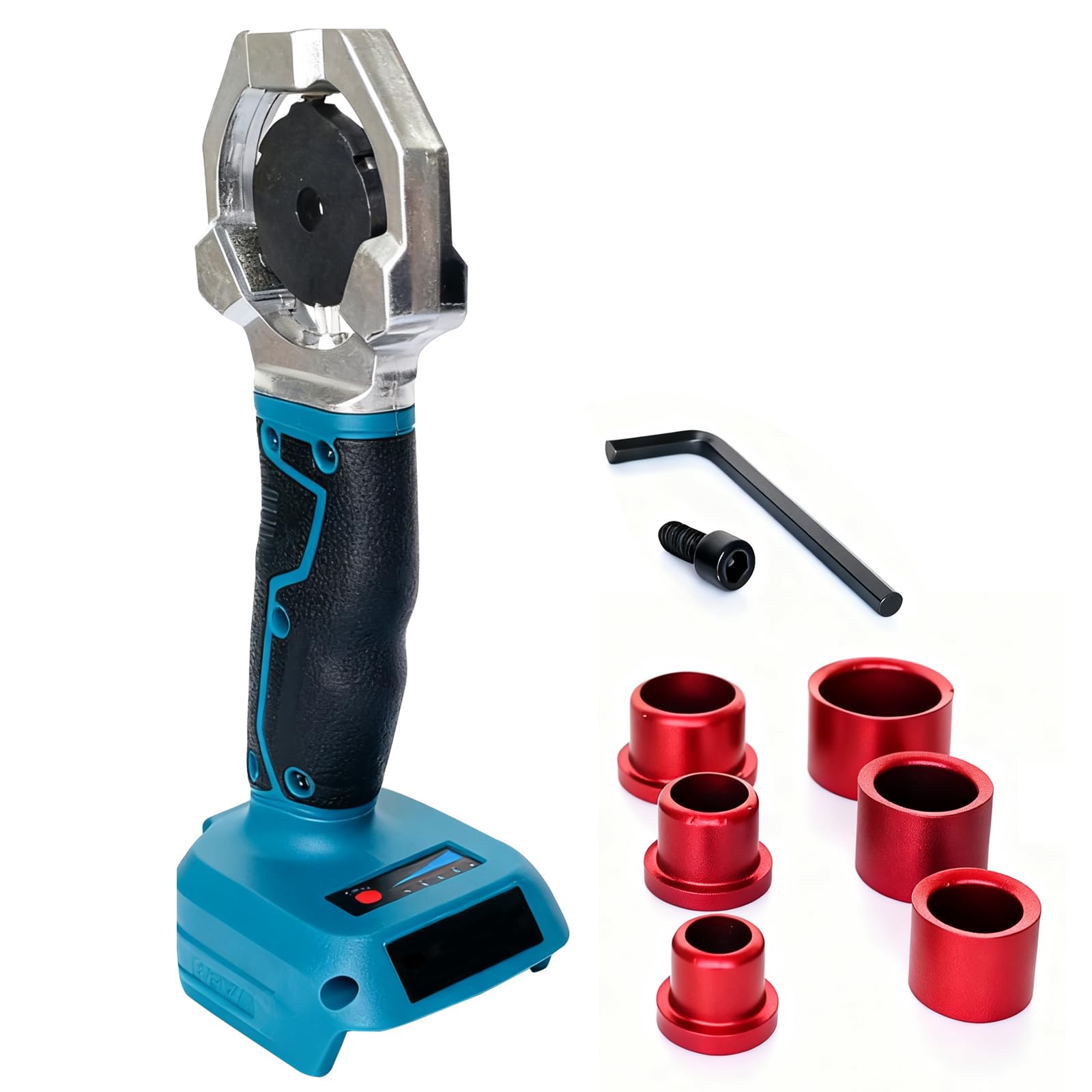 Soldador de Plastico,Máquina de Soldadura de Tubos PPR,compatible con Makita,Máquina de Soldadura de Plástico de Fusión Caliente,Tres Cabezales de Corte 20/25/32 mm,para Tubos PPR,PB,PE