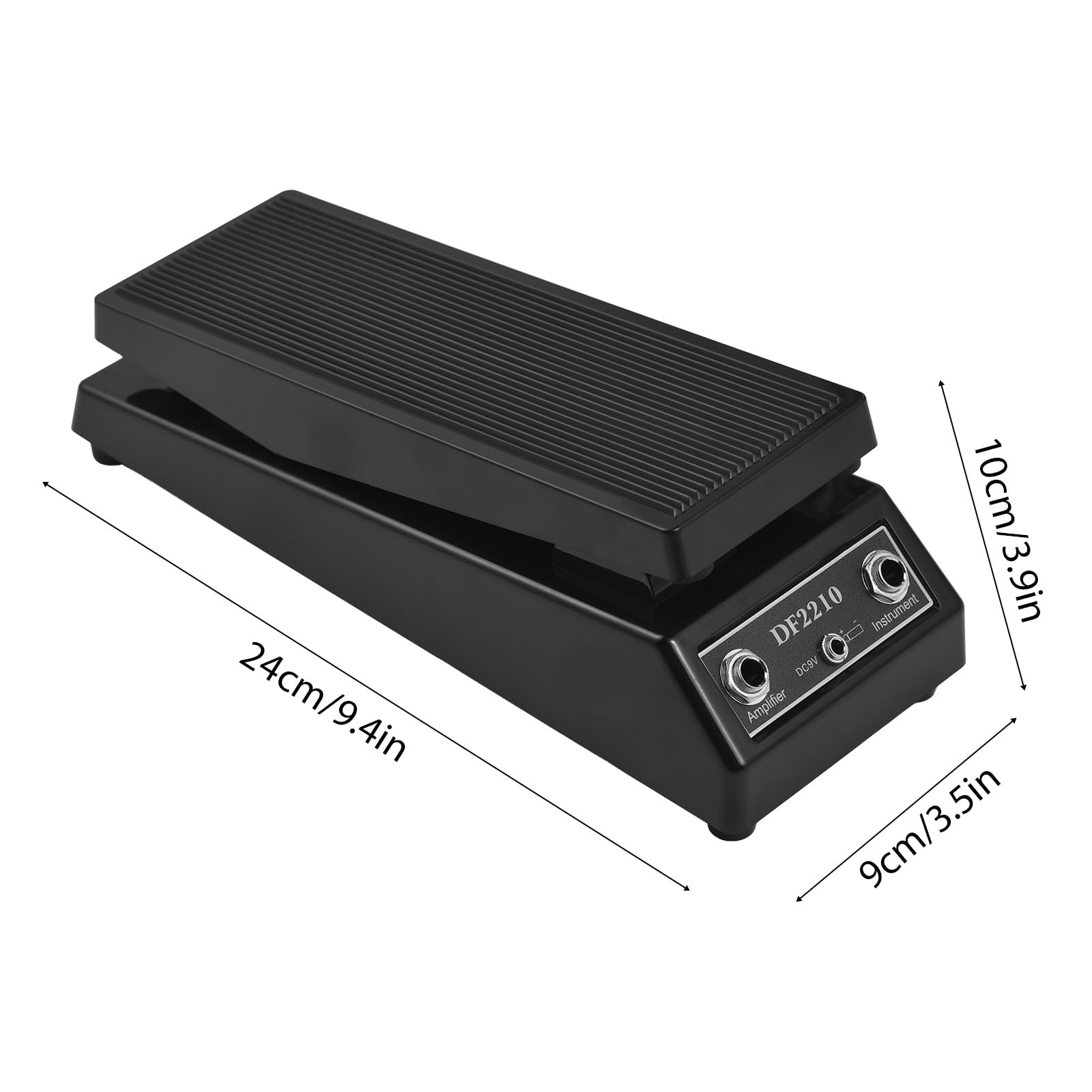 Pedale per chitarra Classic Wah Sound Guitar Effect Pedal WAH-WAH Stereo Sound Pedal 6.35mm Ingresso/Uscita DC 9V Alimentazione