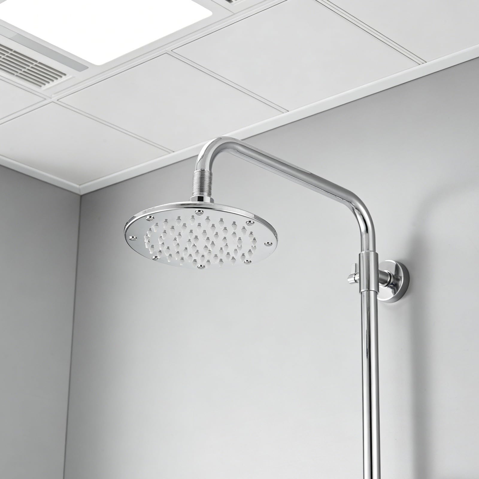 Cabezal de Ducha Redondo de Acero Inoxidable para Baño y Spa