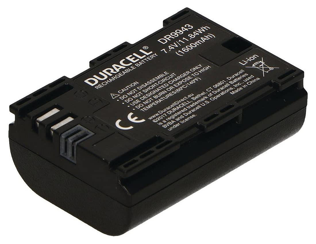 Duracell Li-Ion Akku 1600 mAh for Canon LP-E6, DR9943 (mAh for Canon LP-E6)