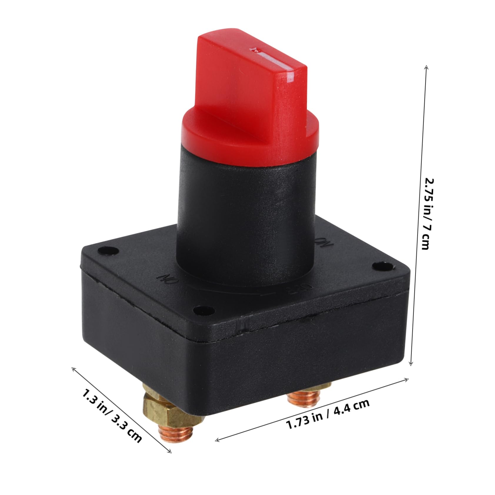 FELTECHELECTR Dual Battery Switch 300a Battery Kill Switch Isolator for Cars Random Color