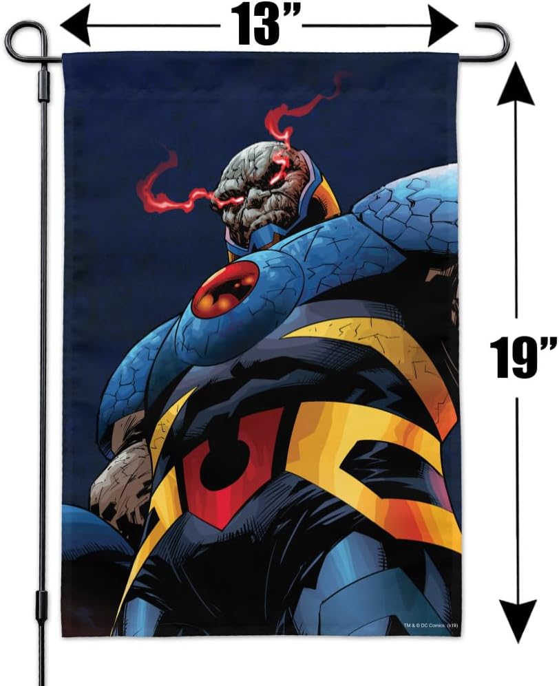 Superman Darkseid Character Garden Yard Flag