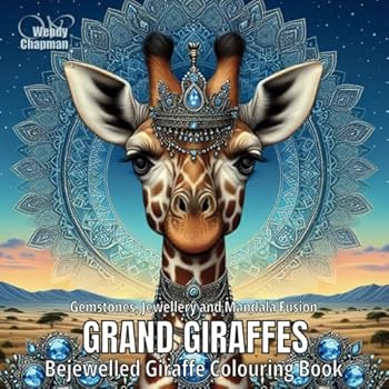 Grand Giraffes: Bejewelled Giraffe Colouring Book (Crowned Creatures)
