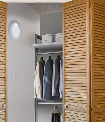 Miniatura 5 de Luz LED de armario de 7 pulgadas con pilas - Blanco