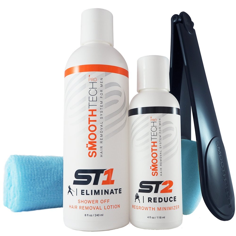 SmoothTech Pro Men's Hair Removal System 2-Step Advanced KIT