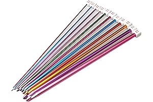11-Pack Crochet Hook Needle Set for Afghans