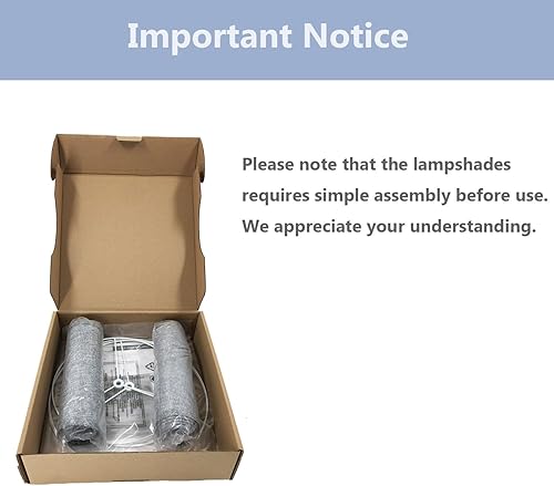 Miniatura 9 de Juego de 2 pantallas de lámpara de tambor, pantallas medianas de 13 pulgadas, pantalla de tela de lino natural hecha a mano, requiere montaje,