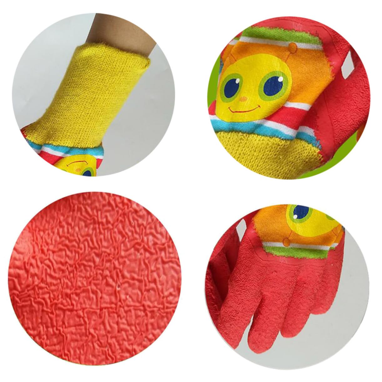 balacoo Boys and Girls Gardening 1 Pair Protective Lawn Safety for Boys and Girls Home Work 3-5 Years Old Comfortable Sturdy