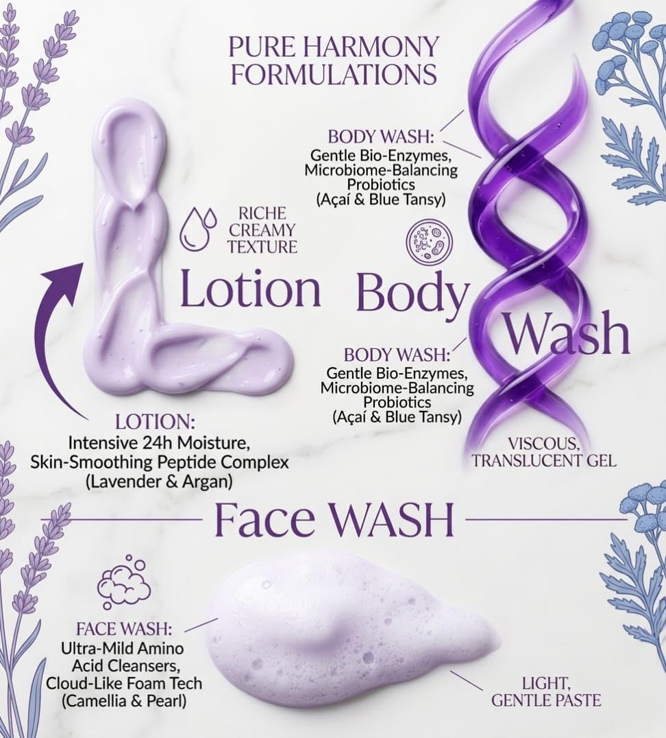 Buy Lavender Skincare Combo Set | Face Wash, Body Lotion