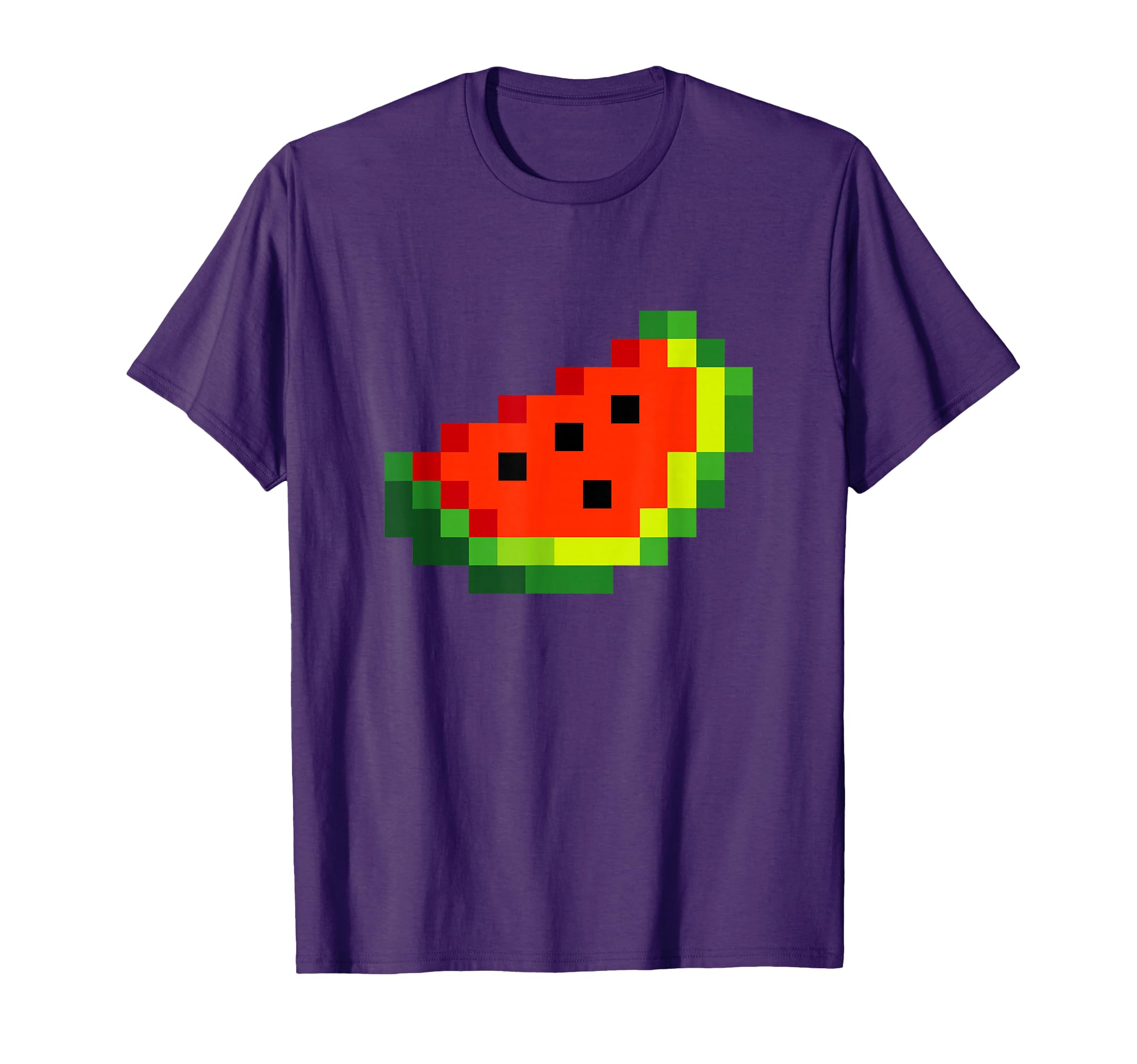 Funny Pixel Watermelon - Retro 8-Bit Arcade Gamer Fruit T-Shirt