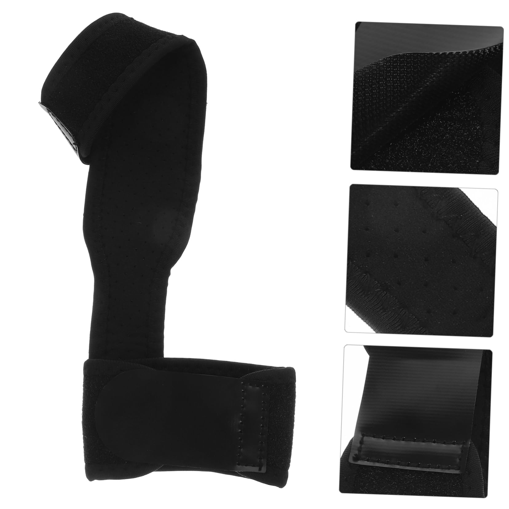 KOMBIUDA Children's Belt Adjustable Foot Drop Brace Rehabilitation Training Belt Orthotic Device Foot Brace Foot Corrector Belt Convenient Foot Drop Brace Black Fabric