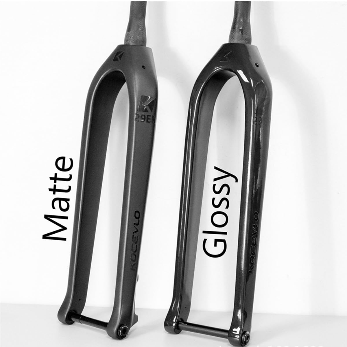 LHHL Fourche VTT 29 Pouces Carbone Rigide – Conique 1-1/8, Axe 15x110mm, Frein Disque