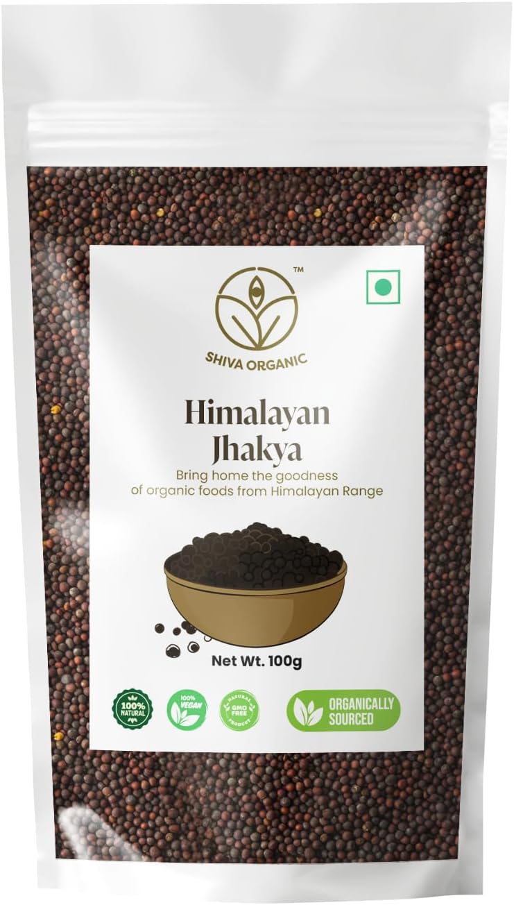 - Shiva Organic Himalayan jakhiya seeds pahadi (Wild Mustard) Black Jakhya seeds | pahadi jakhiya | pahadi jeera | jakhiya seeds | Jakhya - 100 gram