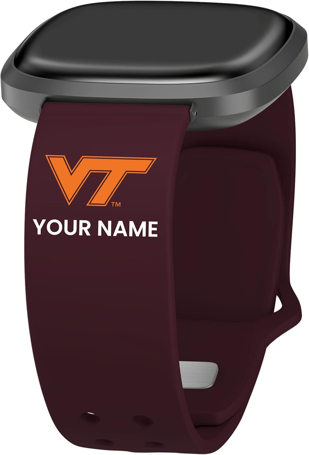Affinity Bands Virginia Tech Hokies HD Watch Band Compatible with Fitbit Versa 3 and Sense