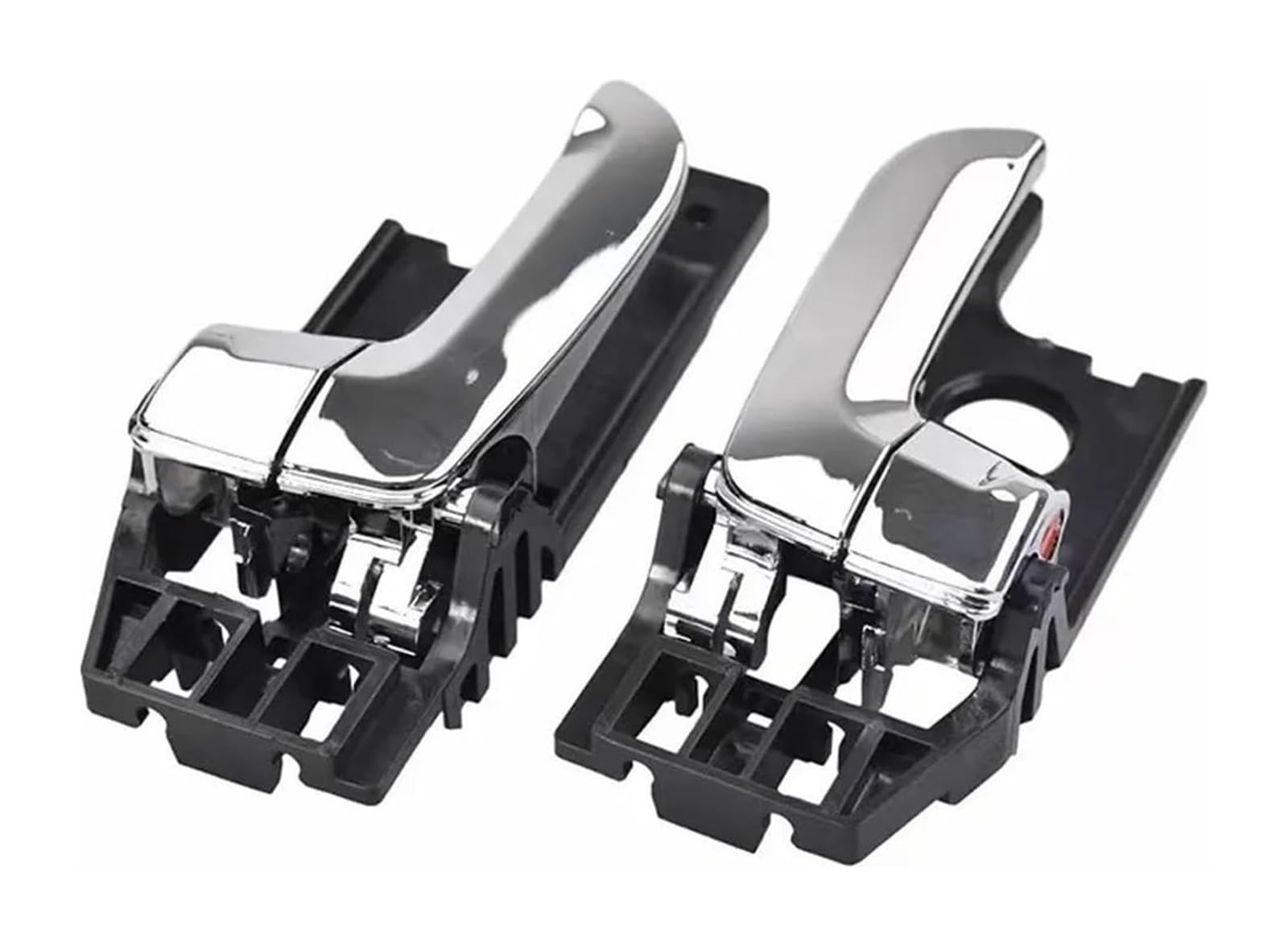 TYTYASS Inner Door Handle for Kia for Sportage 2005 2006 2007 2008 2009 2010 Car Chrome Interior Door Handle Left Right 82610-1F010(1 Pair)