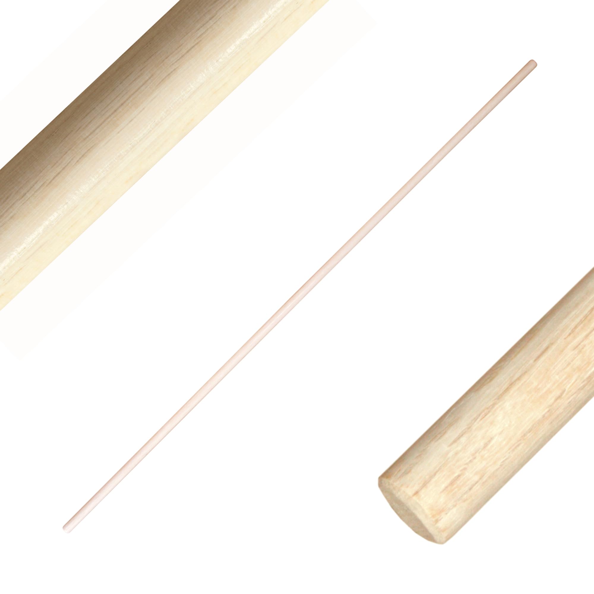 DEPICE BO Stab Langstock Weißeiche - 32 mm Durchmesser / 182 cm lang / 1300 g