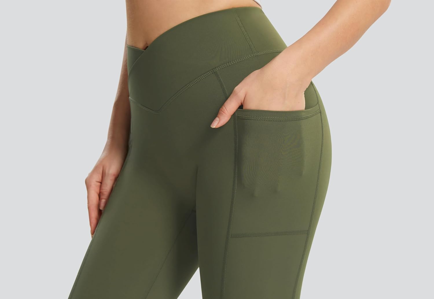 PERSIT Softness High Waisted Yoga Pants 25" / 28" - Workout Leggings for Women Luxurious Comfort - Image 4