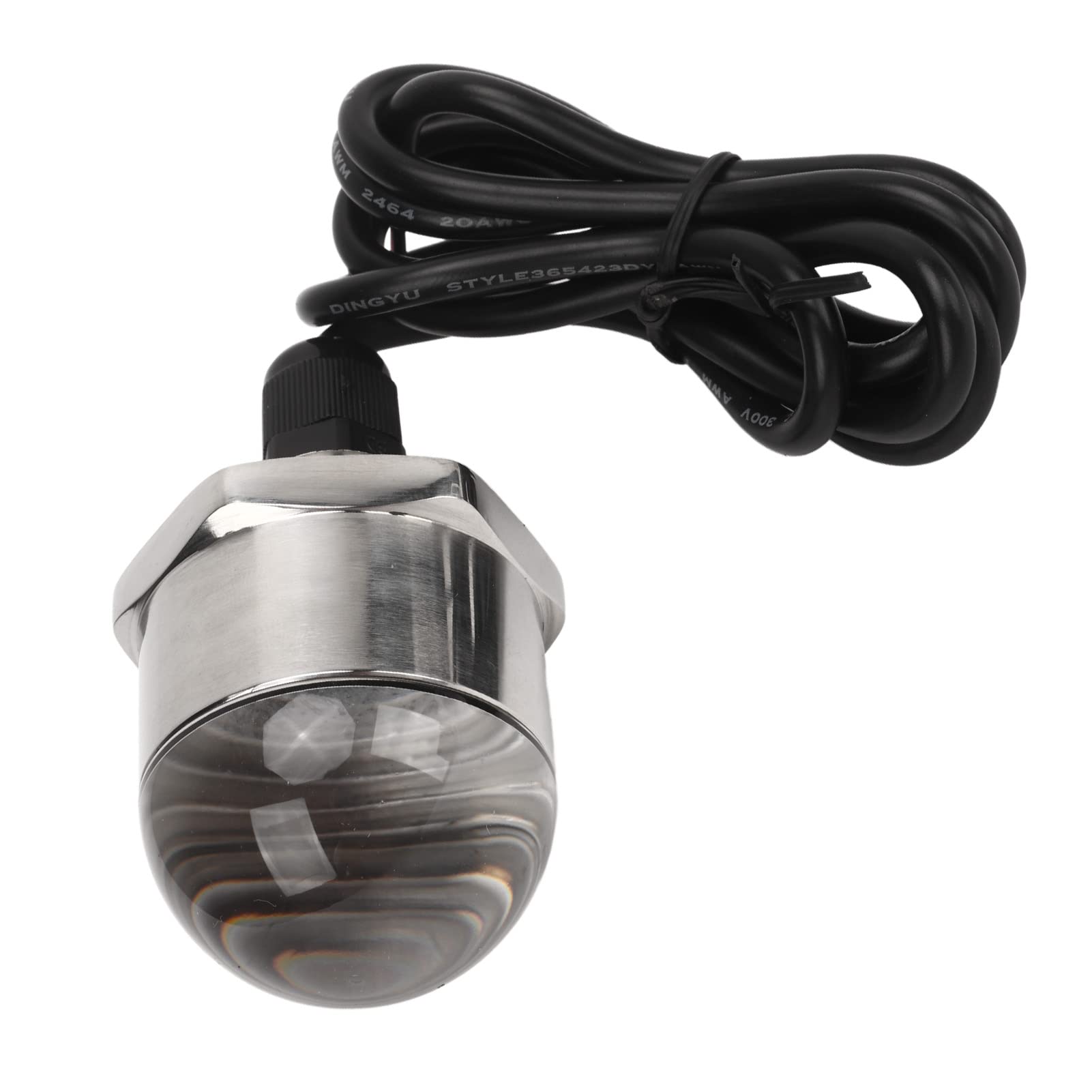 Cocoarm Luz LED para Enchufe de Barco ABS Luz de Pesca Submarina Marina 12V M12 con Iluminación Brillante de 9 LED Atracción de Peces y Navegación Uso para Yates Barcos Buceo (GREEN)