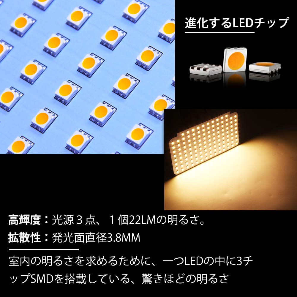 Amazon | ハイエース LED ルームランプ トヨタ 200系ハイエース