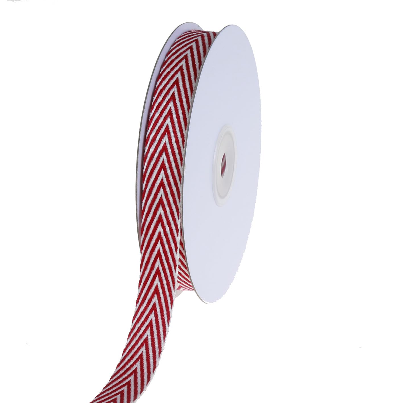 COTOWIN Cinta de algodón suave en espiga, 5/8" x 10 yardas (rojo)