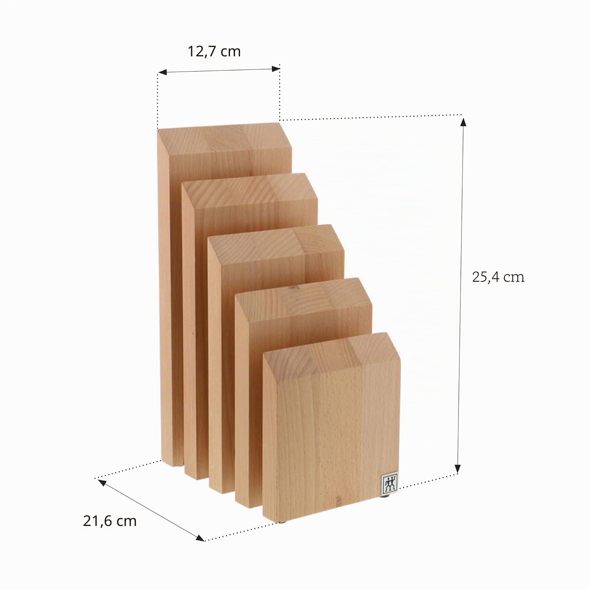 ZWILLING 35103-400 Italian Messerblock, Holz, Buchenholz Natur