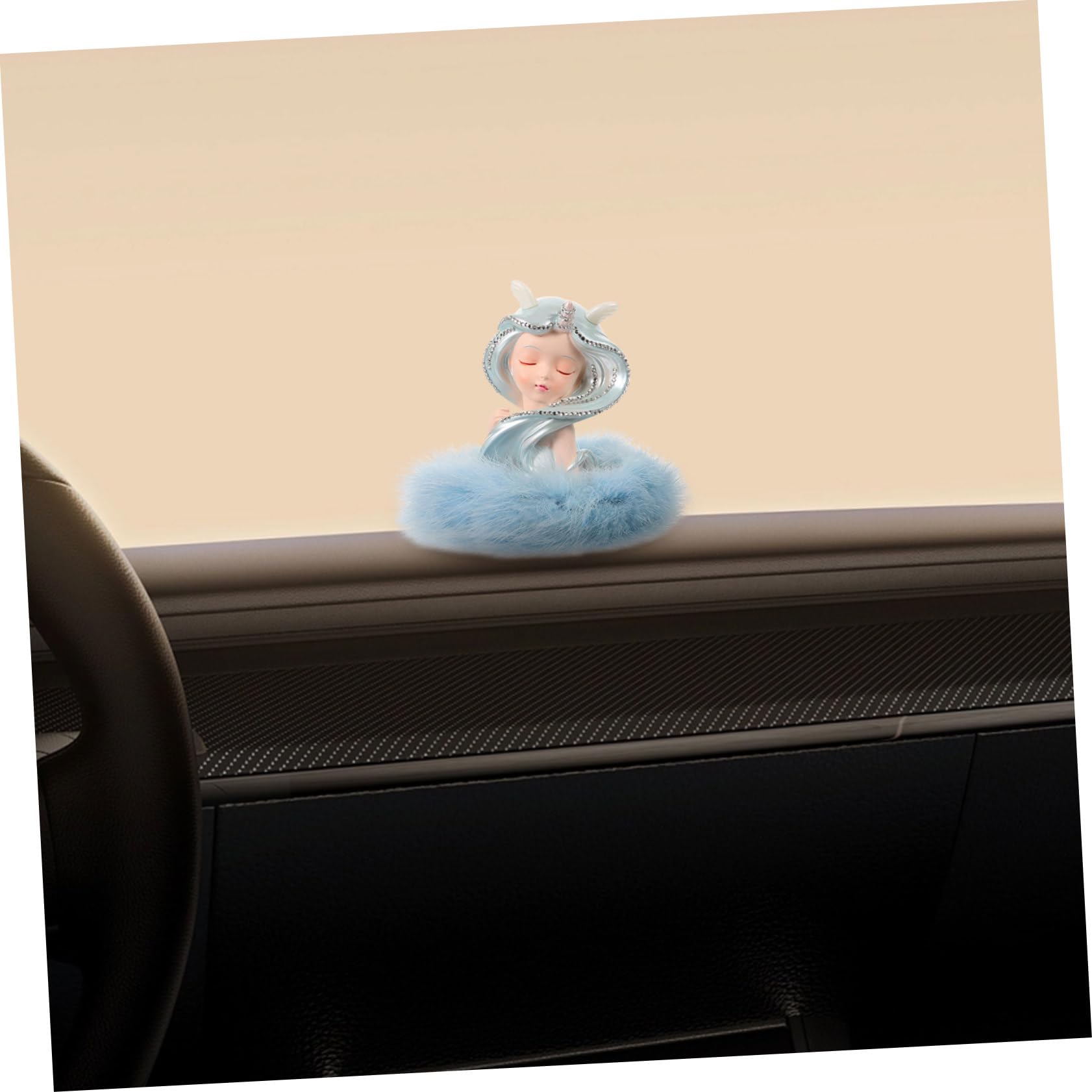Cabilock Deodorante Auto Forma Angelo Decorazione Interno Auto Base Stabile Diffonde Fragranza Gradevole Materiali Pregiati Resistente Manutenzione Facile