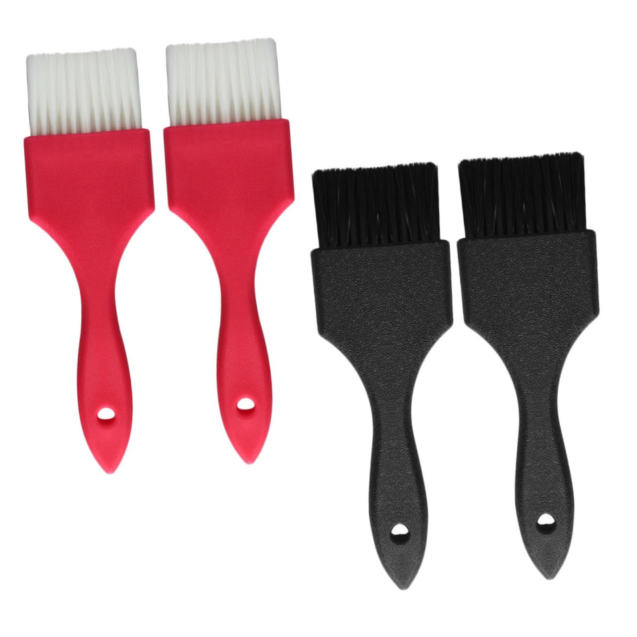 FRCOLOR Hair Dye Brush Set 4pcs Professional Salon Hair Coloring Brushes Ergonomic Handle
