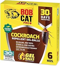 Cockroach Repellent Gel | 100% Herbal & Natural | Most Effective Long-Lasting 30 Days Protection | Strong & Long-Lasting | Eco-Friendly | Easy to Use | For Car, Home, Warehouse, Factory & Office | Pack of 6 | FORMULATION 20X