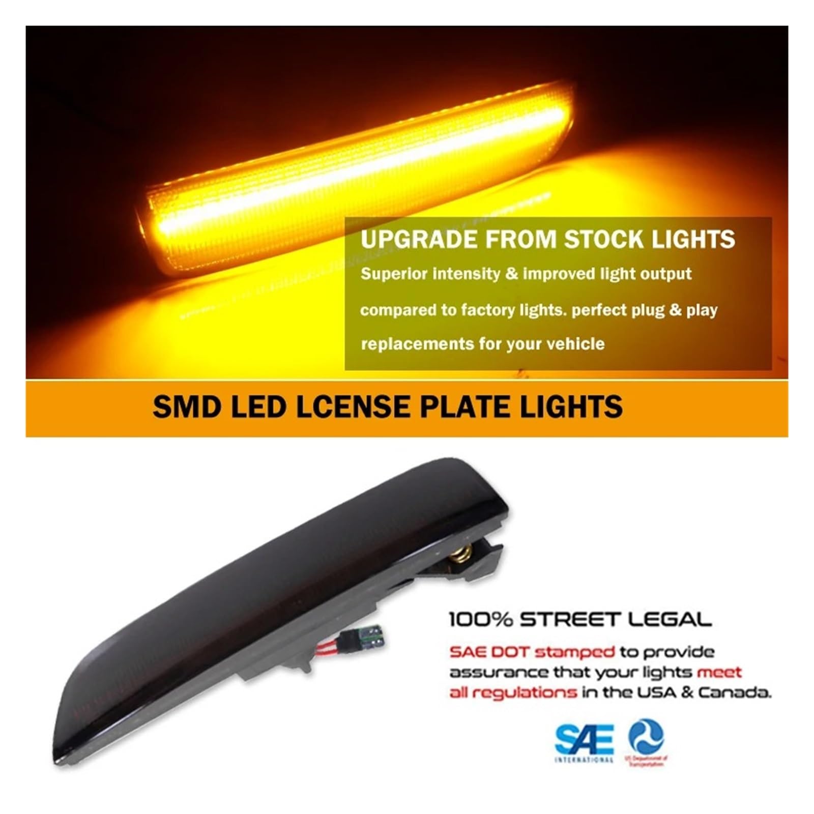 Lampada Specchietto Retrovisore Per Vw Per Passat B5.5 2001 2002 2003 2004 2005 Paraurti Anteriore Angolo Auto T10 Luce Posizione Laterale Ambra Indicatori Direzione/Luci Guida Auto Segnale Lampada(4p