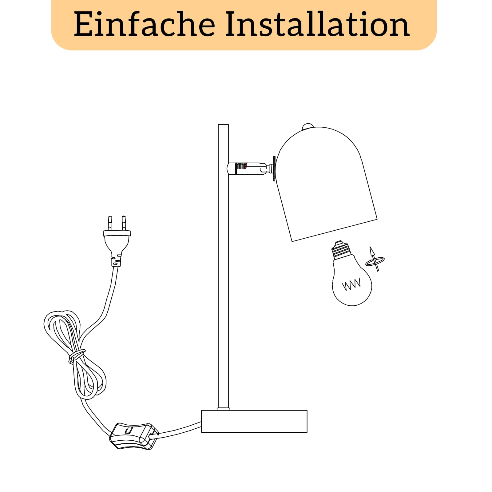 2er Tischlampe Vintage retro Nachttischlampe: Tischleuchte