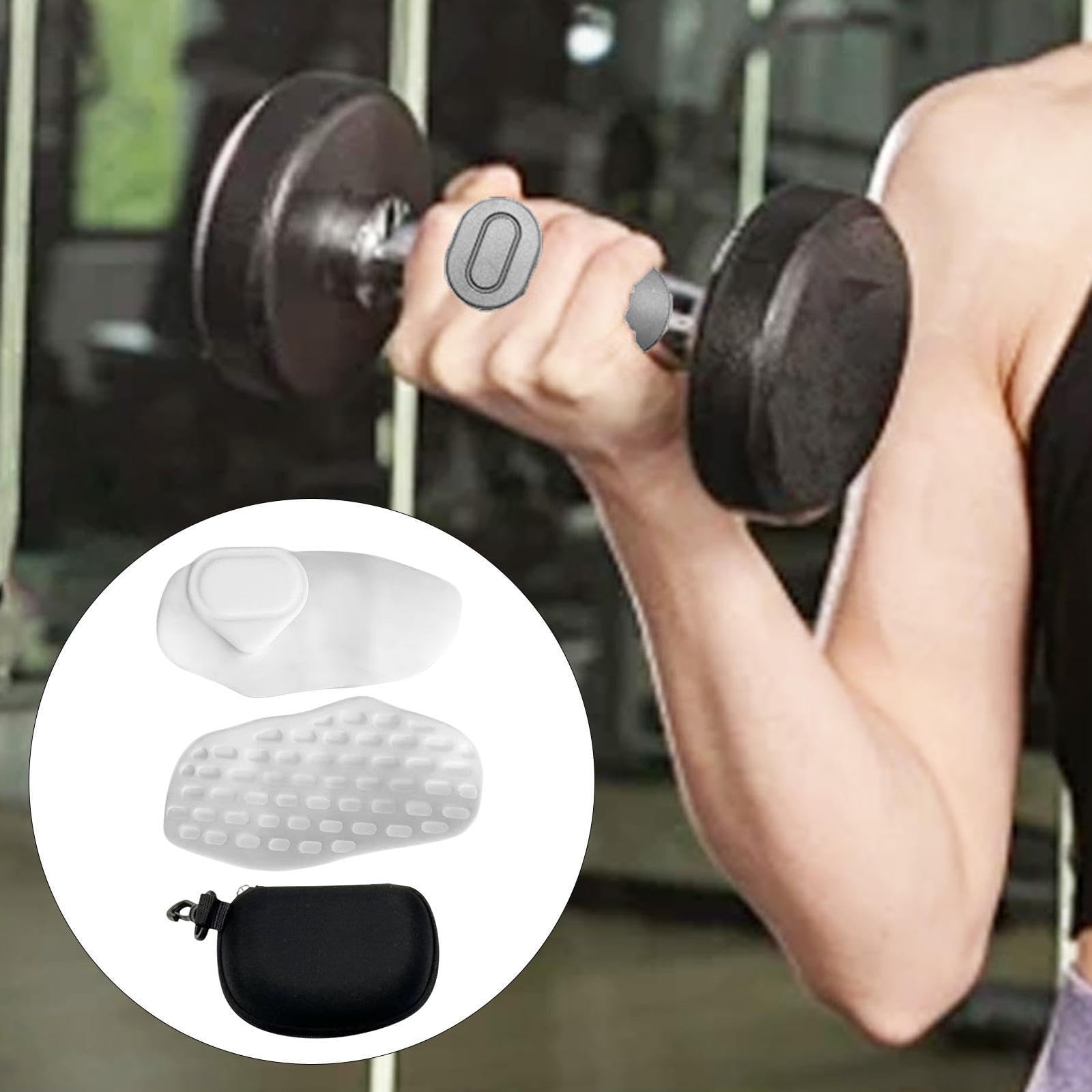 FmtwPhn Poignées De Levage En Silicone – Grips Sans Doigts Antidérapants, Ergonomiques Pour Musculation, Homme Et Femme