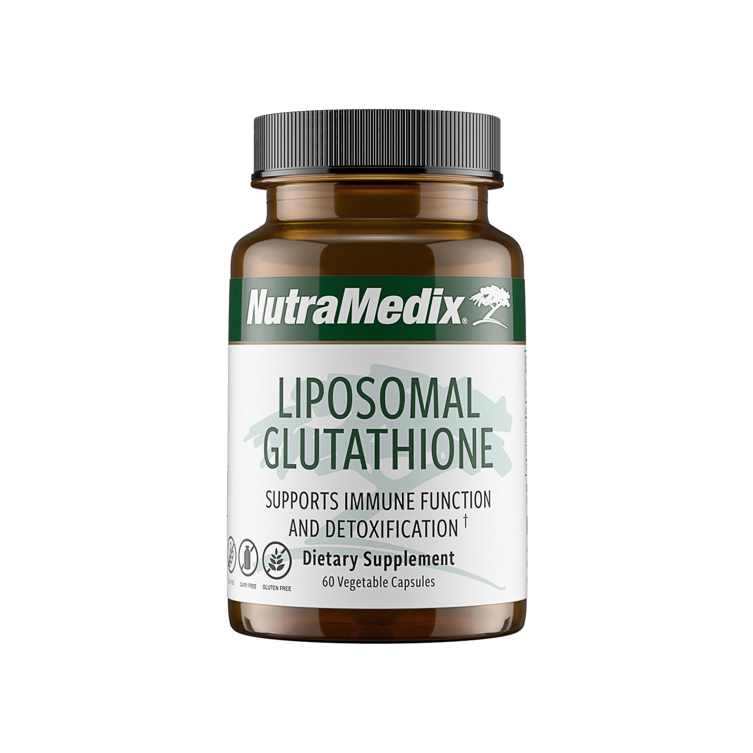 NutraMedix Liposomal Glutathione Supplement - L Glutathione for Full Body Detox, Cleanse and Immune Support - Formulated for Optimal Absorption - Soy, Dairy and Gluten-Free (60 Capsules)