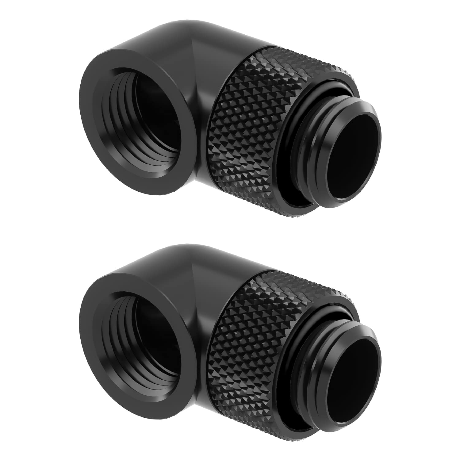 Rallonge G1/4" coudée 90° rotative Dracaena pour éviter le pliage des tubes