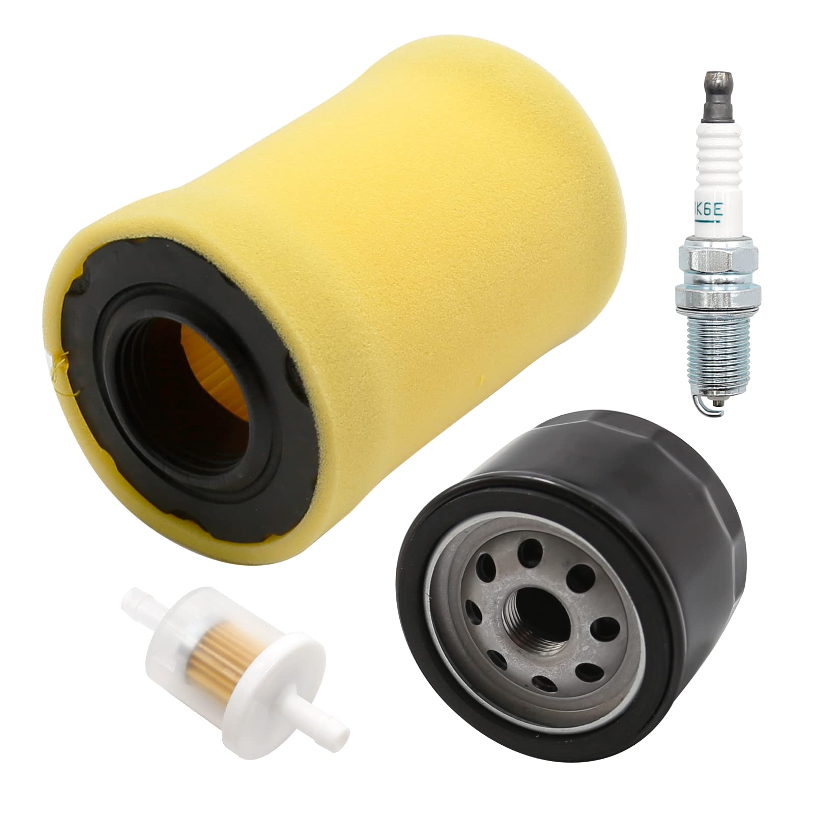 DUZFOREI 796031 Air Filter Oil Filter Kit, Replacement for Briggs and Stratto 591334 594201 796031, Replacement for John D...