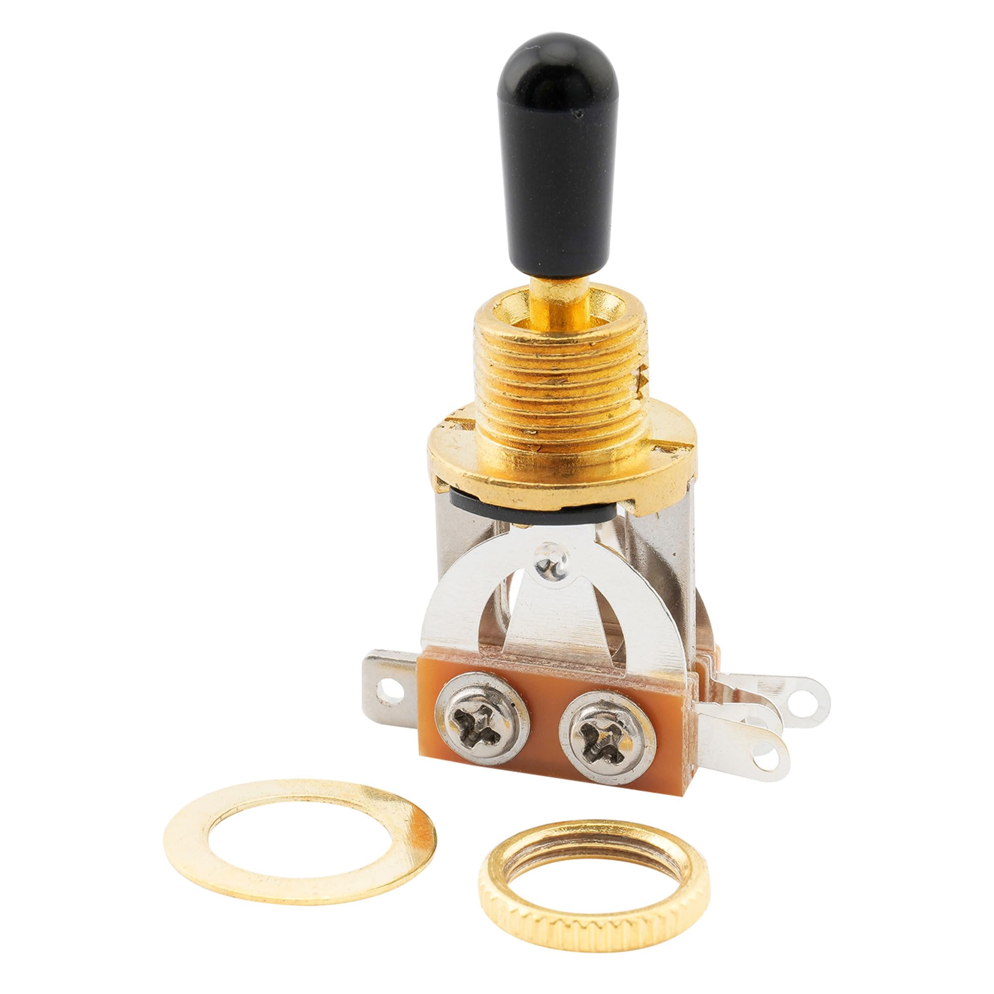 Dopro 10 pz filettatura metrica M12 chitarra interruttore a levetta dado 3 vie interruttore a levetta dado e rondella per Epiphone Les Paul LP SG o Import Les Pauls nero
