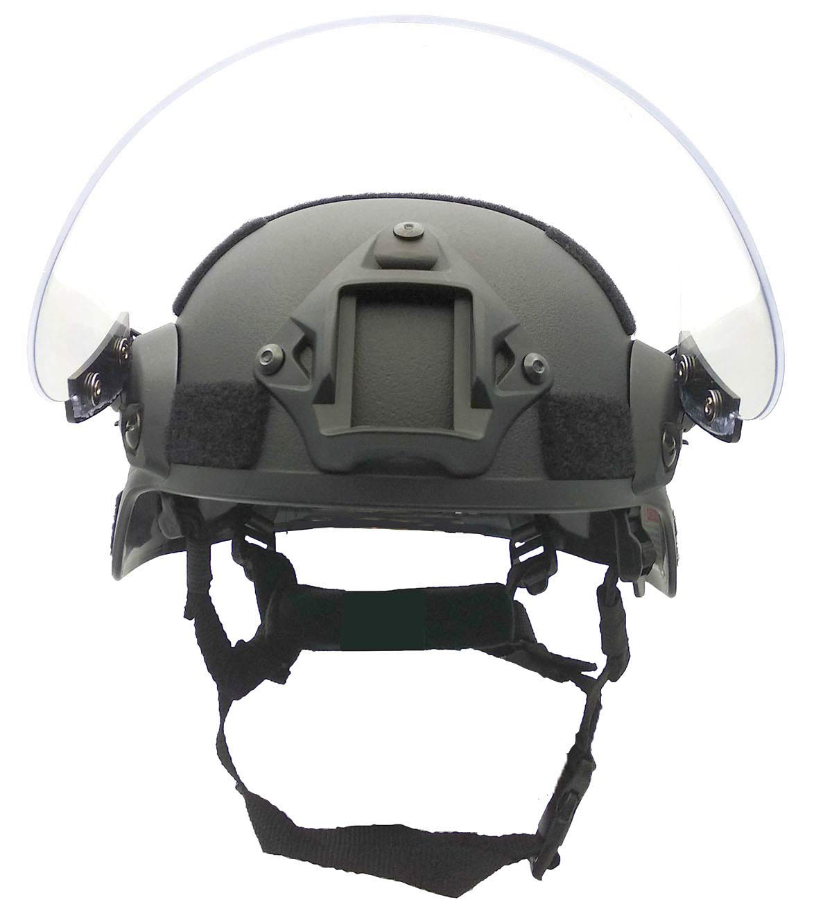 Airsoft MICH 2000 ACH Tactical Helmet with Clear Visor NVG Mount and