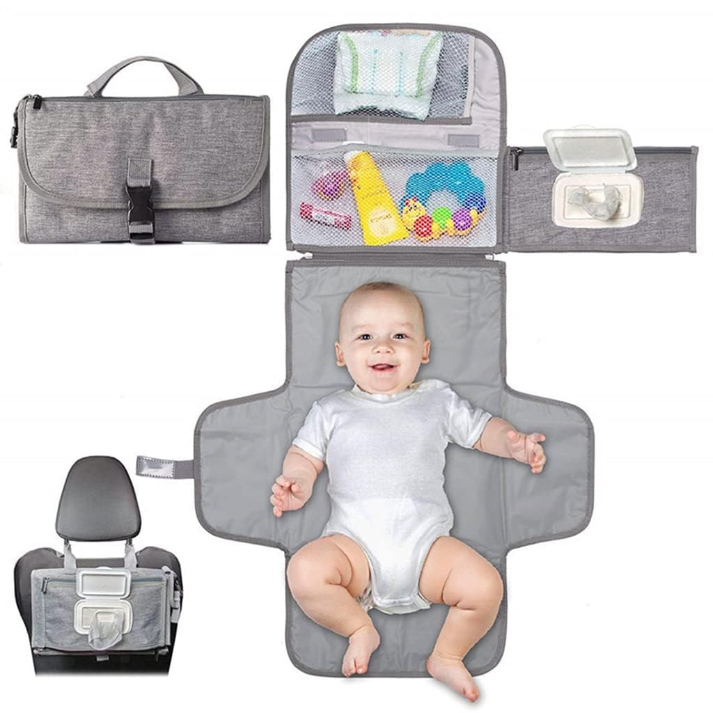 VBM Baby Changing PadA Travel Essentials and Baby Essentials Portable Baby Changing Pad with Shoulder Strap – Perfect Baby Gift Idea-Baby Registry Search, Baby Newborn (Portable Diaper Changing Pad)-image-19