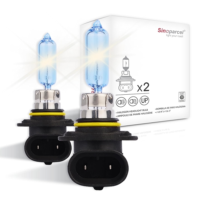 Sinoparcel 9012/HIR2 高低 beam 卤素汽车头灯泡，亮度提升150%