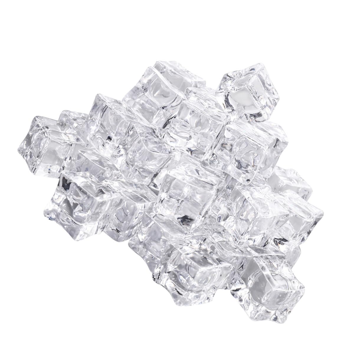 Cubitos de hielo falsos para decorar bodas y centros de mesa acrílicos