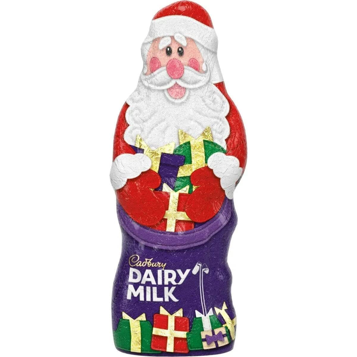 Cadbury Dairy Milk Hollow Chocolate Santa Figure, Christmas Treat for Stockings, Gifting or Snacking, 100 g (Pack of 1)