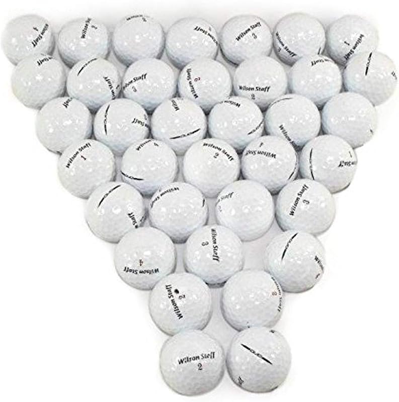 Wilson Duo White, paquete de 36 pelotas de golf en perfecto estado ()