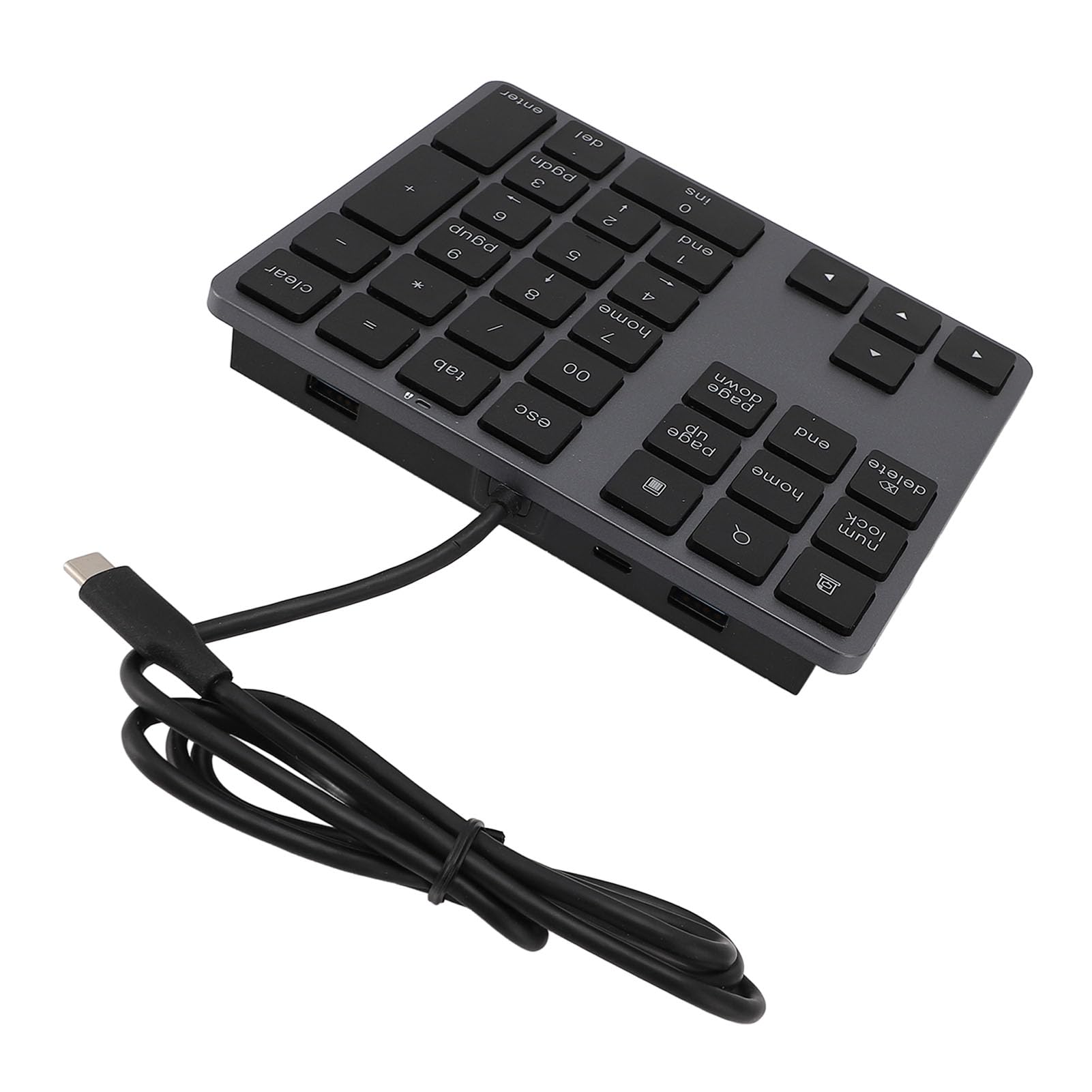 Tastierino Numerico Cablato Tastiera Esterna Sottile per Laptop e PC Desktop 34 Tasti Hub di Input Dati Efficiente USB C