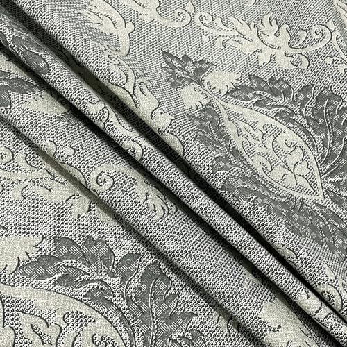 Image of Swayam 210TC Diwan Set Pure Cotton 6 Pcs | Deewan Ethnic Motif Printed Bedsheet Set for Living Room Hall (1-Bed Sheet 60x90 Inch | 2-Bolster Cover 30x30 Inch | 3 Cushion Cover 16x16 Inch) - Grey