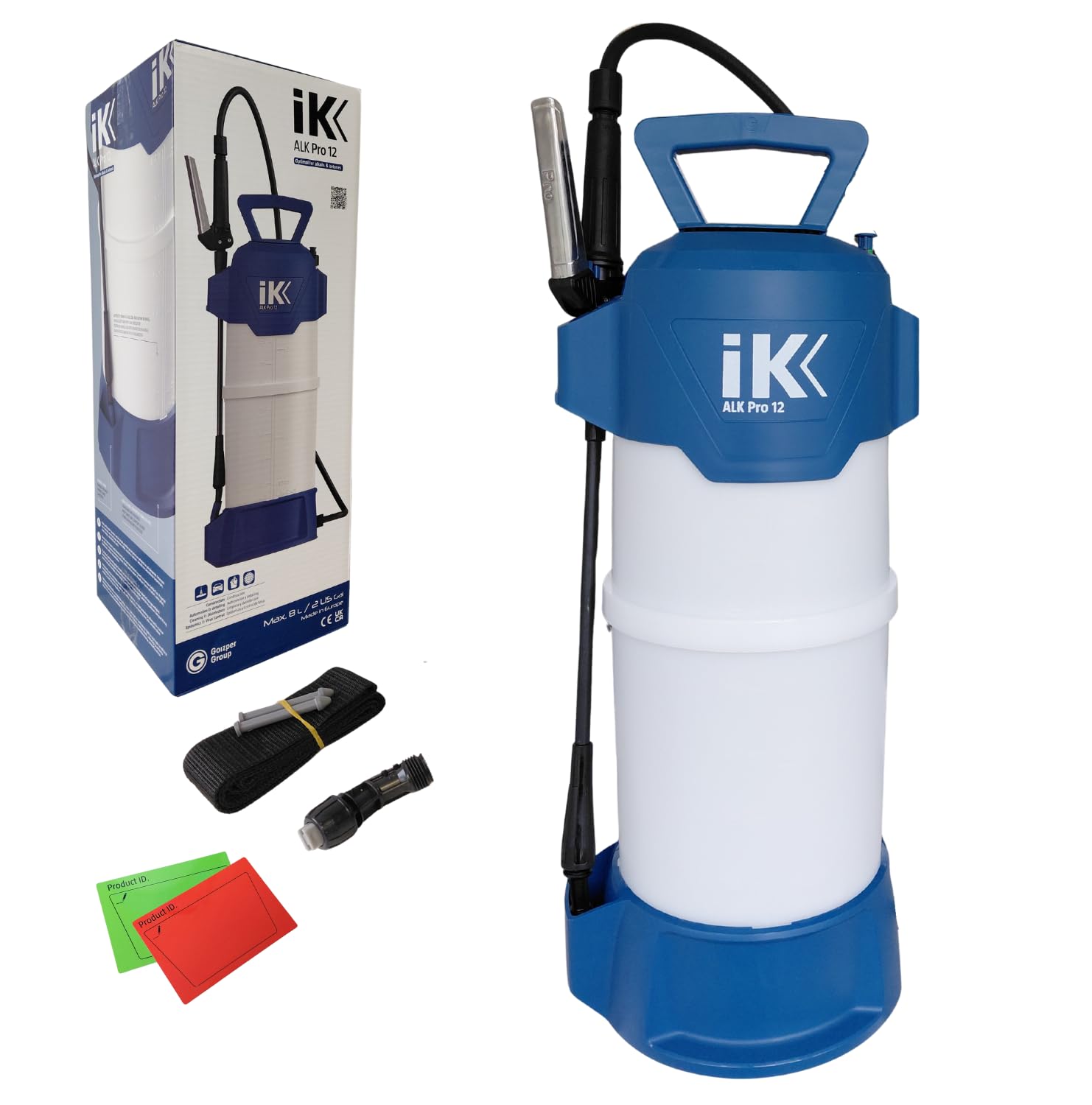 IK Alk Pro 12 - Pulvérisateur pour Agents alcalins, Cétones et Alcool - 10L