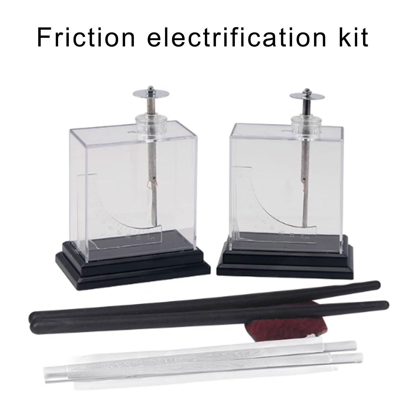 Elektrostatisches Experiment Elektroskop Metallfolien-Detektor Demonstrator für Labors Statische Elektrizität Experimentiergeräte