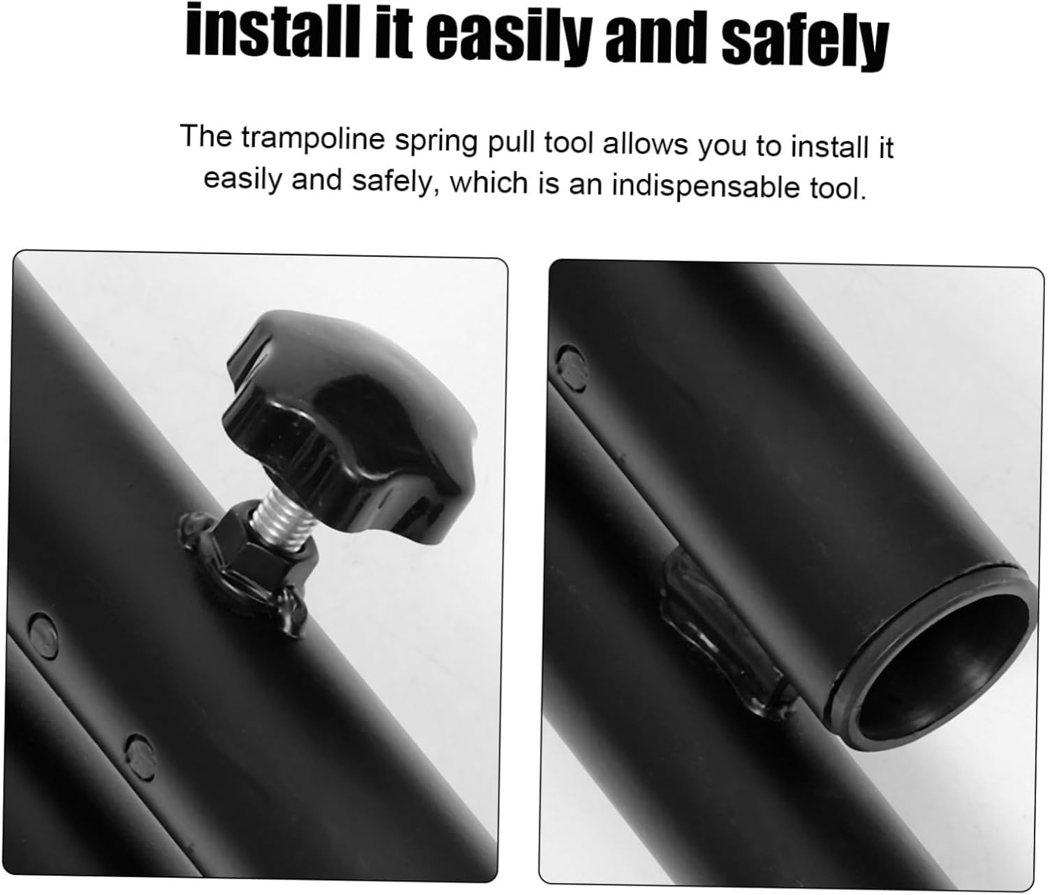 KICHOUSE Metal Trampoline Handle Bar Boys and Girls Trampoline Replaceable Handle