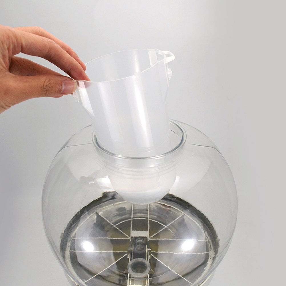 BESTONZON Dispensador de bebidas de vino líquido de 3,5 l con recipiente de hielo integrado (plata)