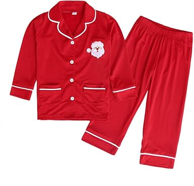 Pyjama Noel Dors Bien Bebe Fille Garcon Matiere Coton Ensembles De Pyjama Bebe Automne Hiver Ensemble De Vetements De Pyjamas A Manches Longues Garcon Fille 12 Mois 5 Ans Amazon Fr Vetements