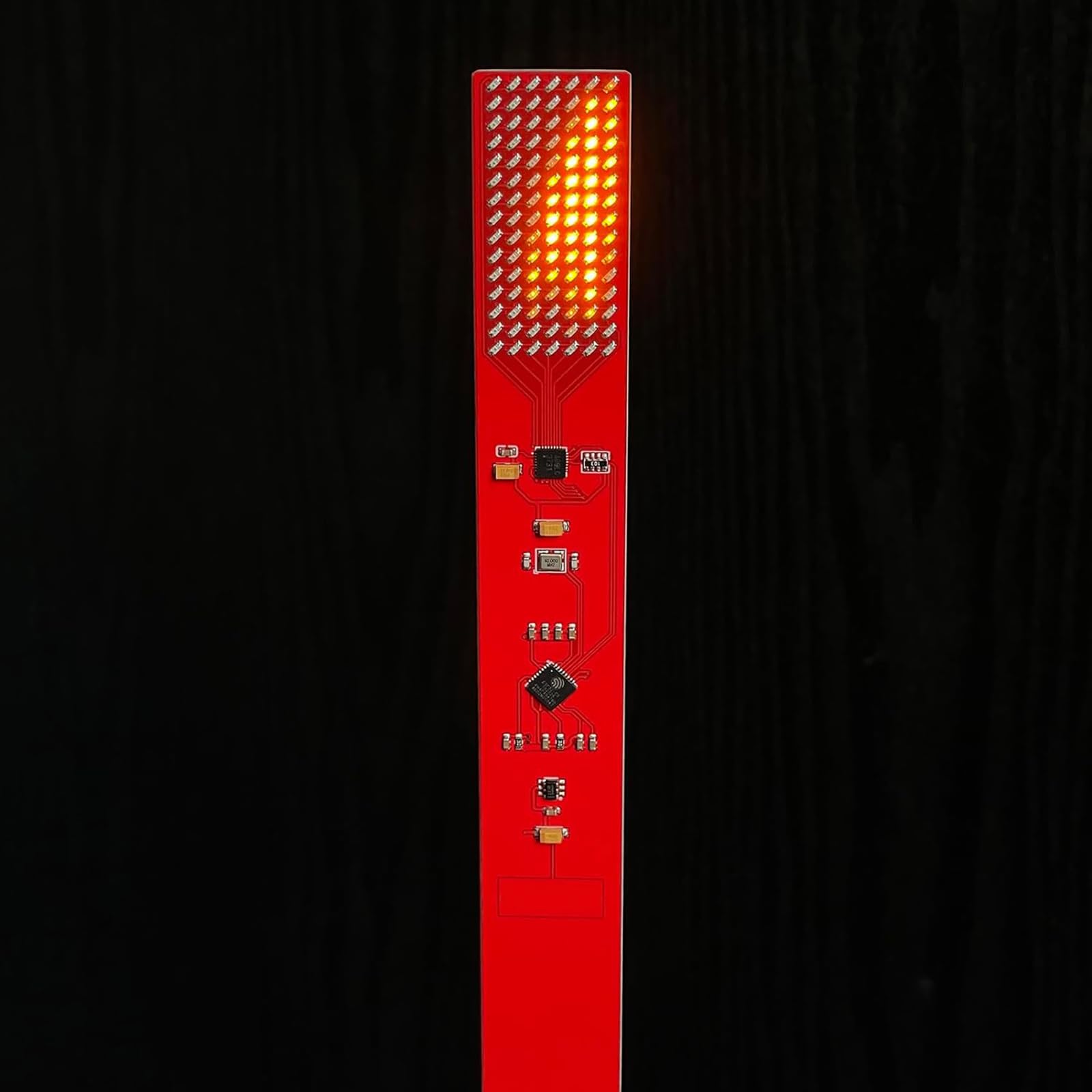 Candela a LED senza fiamma, lampada decorativa artistica e luce notturna, fiamma su entrambi i lati per camera da letto, soggiorno e decorazione domestica, candela elettronica creativa