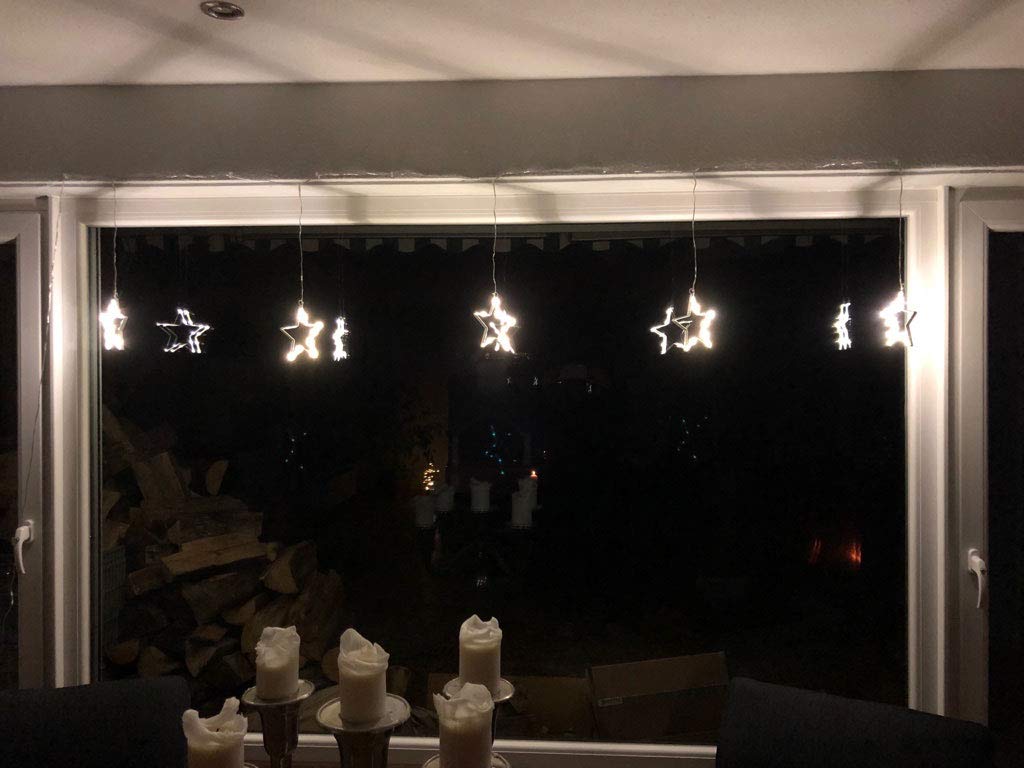 LED Cadena de luz Estrellas – Guirnalda – 75 LED – Certificado IP44